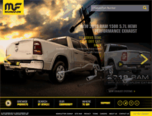 Tablet Screenshot of magnaflow.com